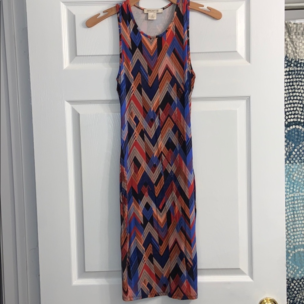 Arden B XS multi color midi dress